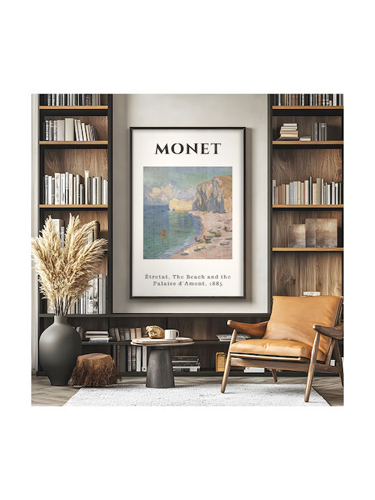 Poster Claude Monet Beach Falaise D Amont Art23...