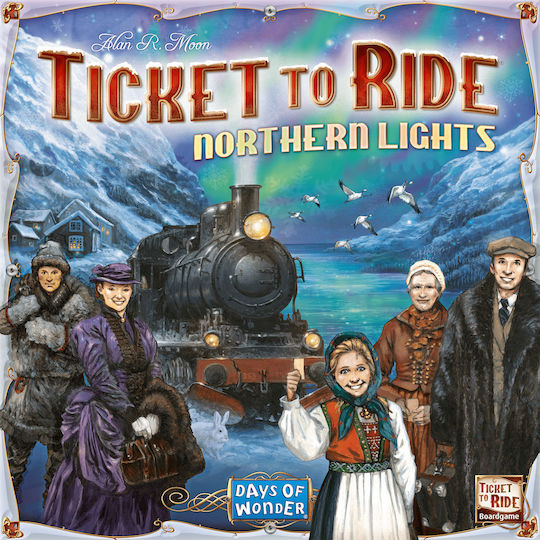 Настолна игра Ticket to Ride: Northern Lights за 2-5 играчи 8+ години (EN) Days of Wonder