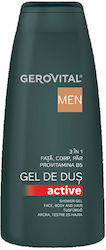 Gerovital Men 3 In 1 Aktives Schaumbad Dusche Gel 400 Ml Gerovital Men 3 In 1 Aktives Schaumbad Dusche Gel 400 Ml