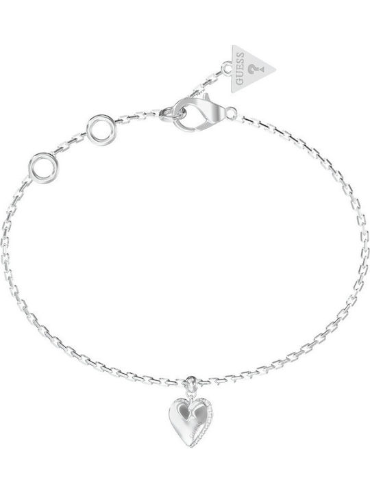Guess Women's Bracelet with Heart Design Made o...