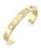 Guess Women's Bracelet Handcuffs with Heart Design in Gold Plated Steel 21cm