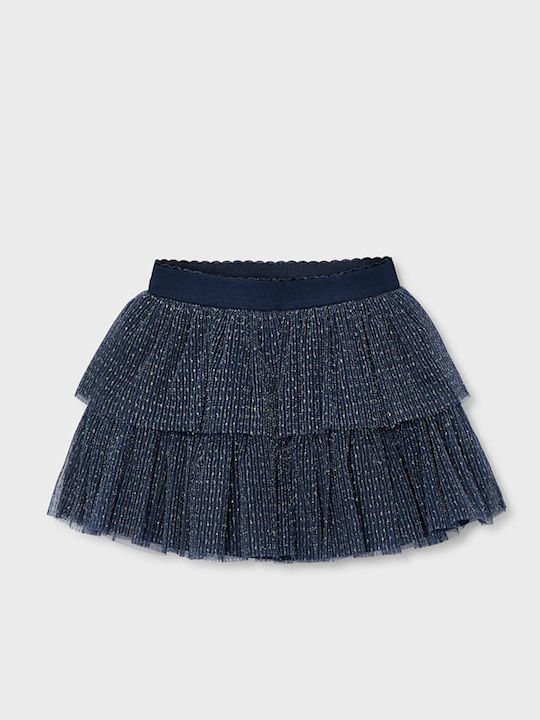 Mayoral Kids' Tulle Skirt Blue