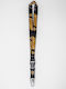 Keychain Neck Strap Badboy Logo Safebreak 50 Cm Black Gold