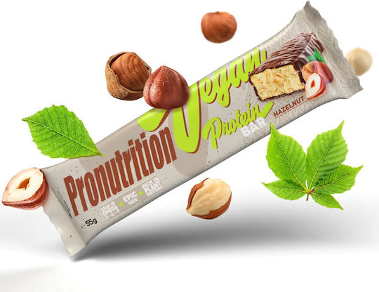 Pro Nutrition Μπάρα Πρωτεΐνης με Γεύση Hazelnuts 55gr