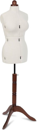 Vintage Premium Mannequin Größe M Verstellbar 42-48 Weiße Lady Valet Adjustoform