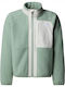 Kids Cardigan Fleece Slate Moss/white Dune