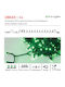 100LED Ip44 5m Weihnachtsbeleuchtung Erweiterbar 8 Programme Grünes Kabel Grünes LED L63382