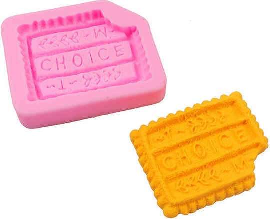 Silicone Mold Bitten Biscuit 6.7x5.5cm