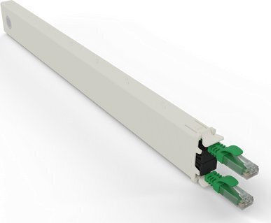 Patchbox U/UTP Kat.6a Ethernet-Netzwerkkabel 0.8m Grün 1Stück
