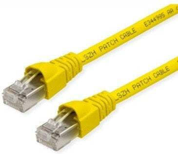 Telegärtner S/FTP Cat.6a Ethernet Network Cable 6m Yellow 1pcs
