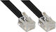 InLine U/UTP Мрежов Кабел Ethernet 10м Черен