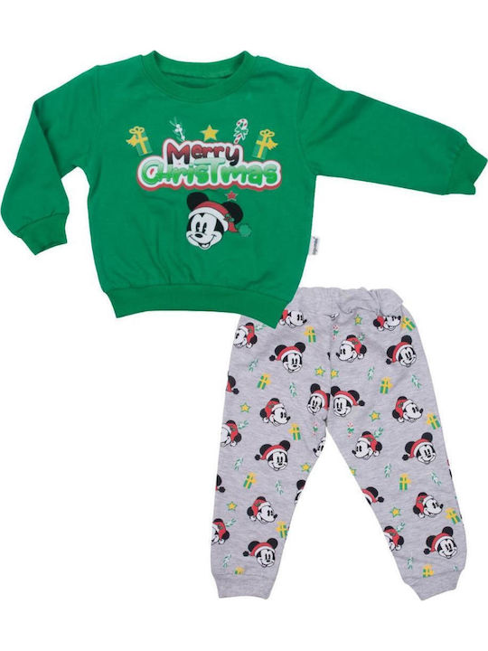 Kamtex Baby Kids Winter Nightwear Green