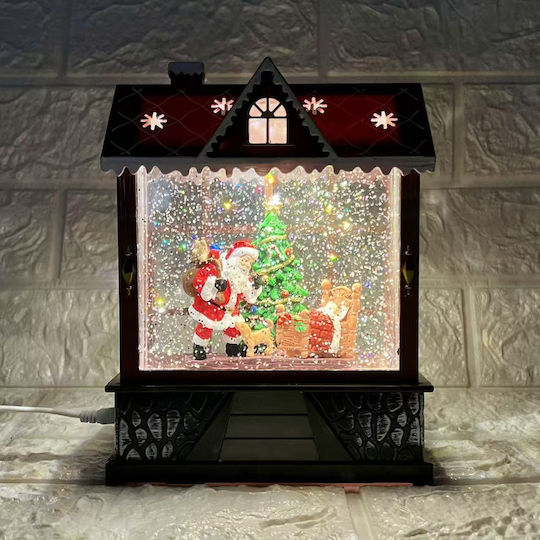 Decorative Christmas Snowball Illuminated 15.5x7.5x20cm