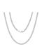 Silver Chain Neck Thin Thickness 2.5mm and Length 55cm