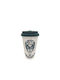 Bamboo Pahar Cafea / Cafea grecească Freddo din Bambus în Culoarea Verde 400ml