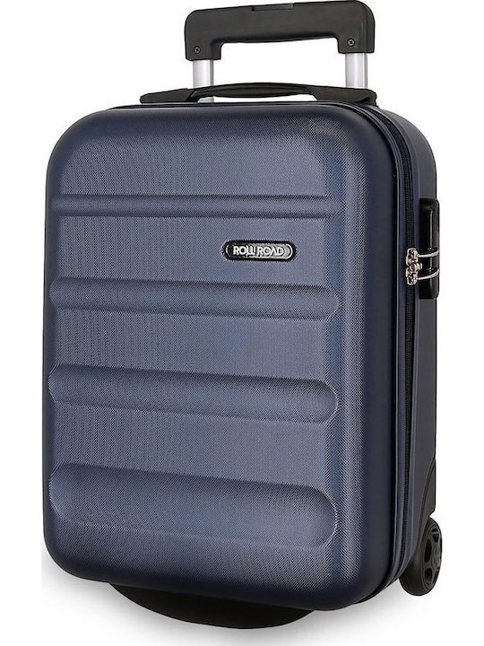 Roll Road Flex Cabin Suitcase Navy Blue with 2 ...