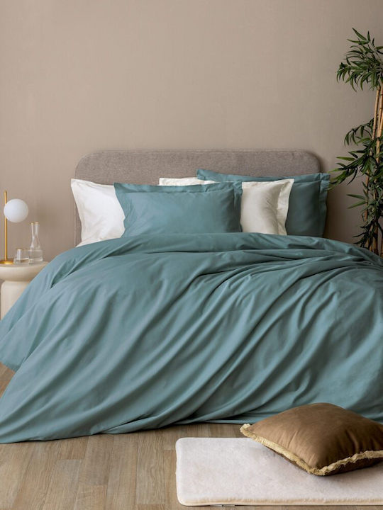 Palamaiki Posh Σεντόνι Υπέρδιπλο 240x270εκ. Green