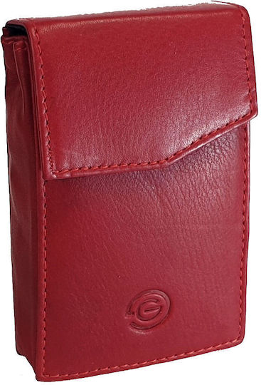 Leder Zigarettenschachtel Ginis R-50 Rote – 100er Pack – Robuste & Elegante Rote