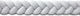 Crib Bumpers Braided Inside Light Grey 15x200cm