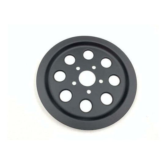 Capac Spate Pinion Curea Motocicletă Harley-Davidson 91-99 XL Sportster Negru Mat Capac Pulley Găuri 61t