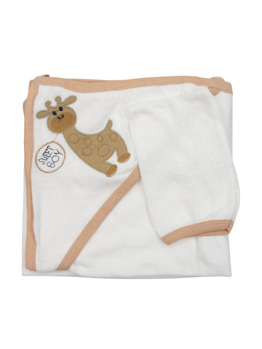 Kamtex Baby Kapuzen Beige