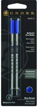 Cross Replacement Ink for Broad Pen Blue