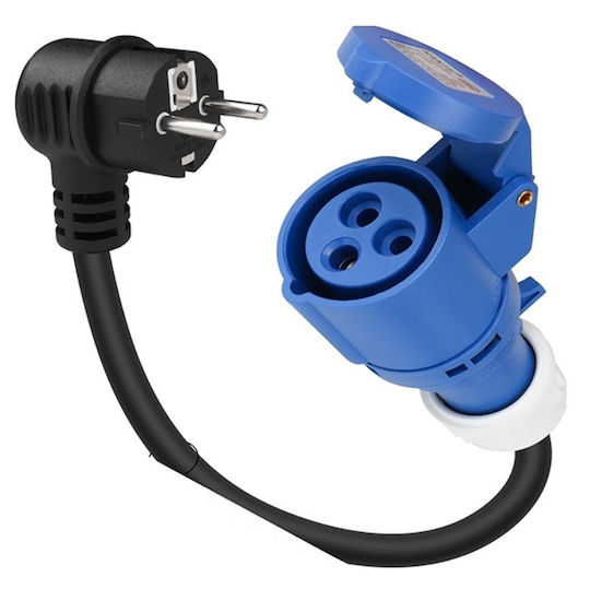 Power Plug Converter Schuko Plug 16a Cee Socket 32a 50cm – Cee Adapter Portable Electric Current Charger Mz-a005
