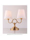 Lianos Table Lamp with Bronze Shade and Base