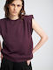 Γυναικείο Crop T-shirt Merlot