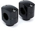 Motorcycle Handlebar Mounts 1-1/4" Harley Davidson '73-'02 Big Twin Twin Cam B Xl Sportster Rise Domed Risers