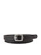 Leather Women's Belt Black