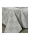 Whitegg Armchair Throw Chenille 180x180cm 1-L Gray