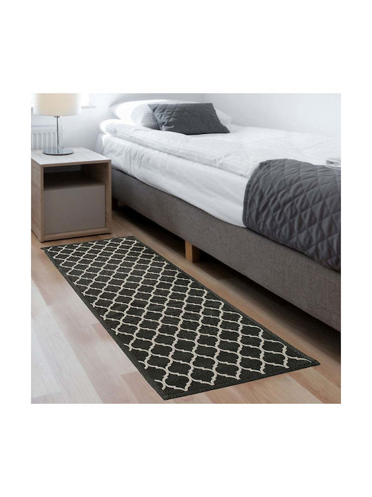Whitegg Pat55 Χαλί Ορθογώνιο Μαύρο 50x80cm