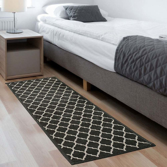 Whitegg Pat55 Χαλί Ορθογώνιο Μαύρο 50x80cm