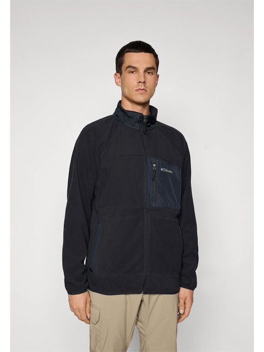 Fast Trek Men's Fleece Cardigan Black