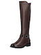 Leder Damenstiefel Braun