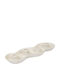 Cheri Candle Holder Ceramic in White Color 32x3.5x11.7cm 1pcs