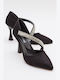 Leather Black Heels