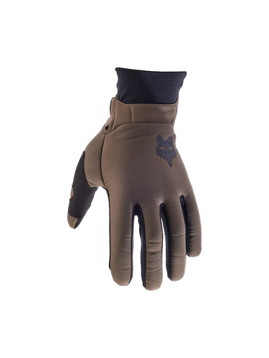 Fox Defend Thermo Glove Cycling Gloves Brown