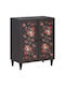 Wooden Chest of Drawers with 2 Drawers Colorful 60x33.4x75.1cm