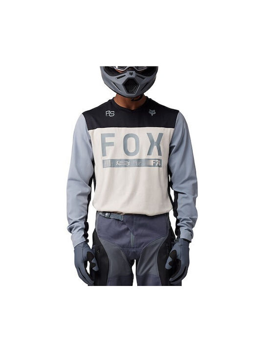 Fox Ranger Мъжки Дълъг Ръкав Колоездачна блуза Бяла