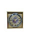 Antique Wall Clock Plastic Bronze 35x5cm