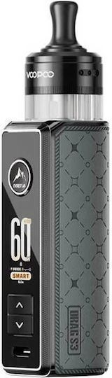 Voopoo Drag S3 Комплект капсули 5мл с Вградена Батерия 3000mAh Metal Gray