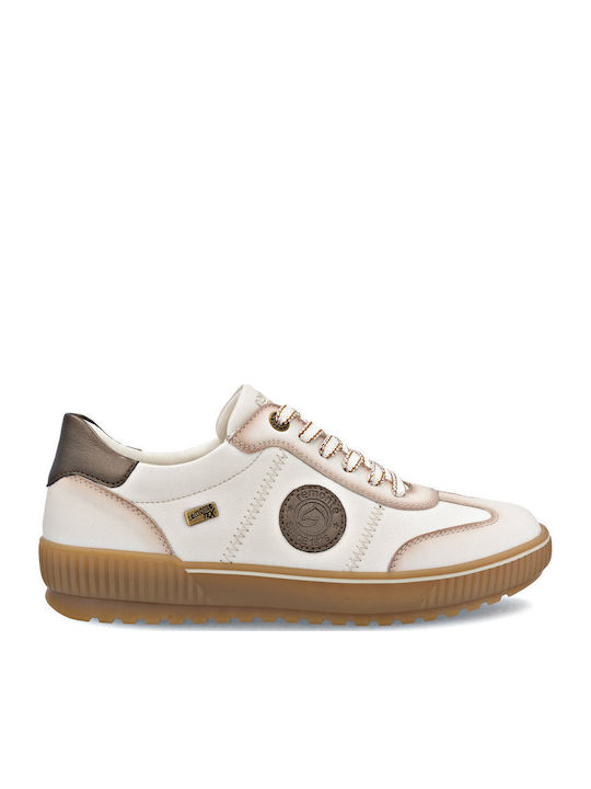 Remonte Γυναικεία Ανατομικά Sneakers Ιβουάρ