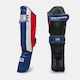 Leone 1947 Shin Guards Adults Blue