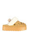 Laura Biagiotti Damen Clogs Braun