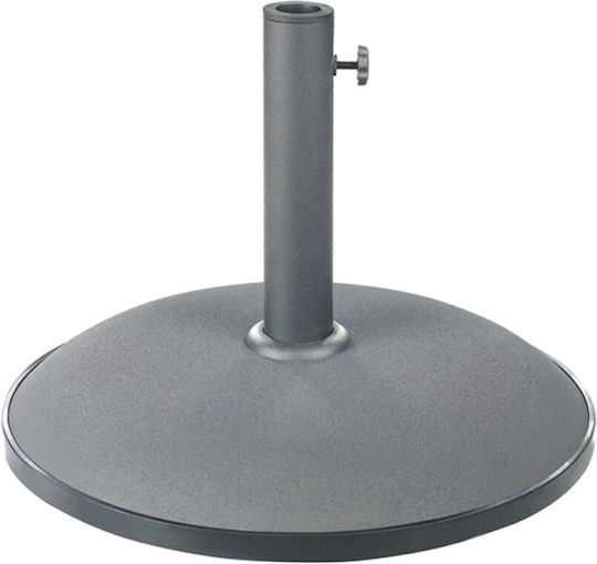 Zita Plus Стойка За Чадър Бетонна Сива 50x50x37см