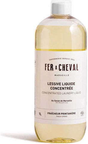 Fer a Cheval Concentrated Liquid Detergent Marseille for Woolen Clothes 1lt (20 Measuring Cups)