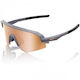 100% Cycling Glasses with Gray Frame & Mirror L...
