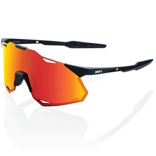 100% Cycling Glasses Hypercraft XS with Black Frame & Mirror / Photochromic / Transparent Lenses